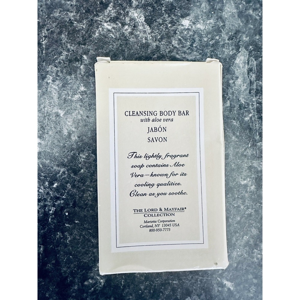 Lord & Mayfair Cleansing Body Bar Soap with Aloe Vera Botanical New Boxed - Picture 3 of 3